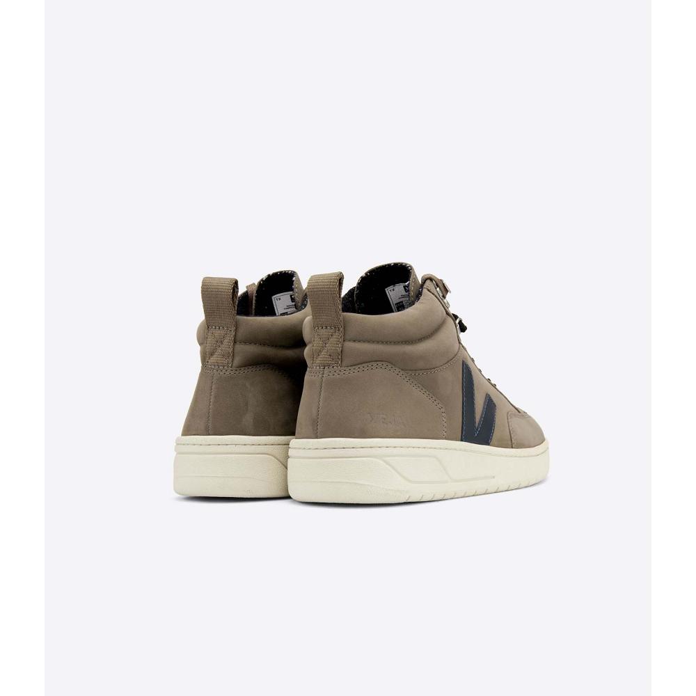 Women's Veja RORAIMA NUBUCK High Tops Olive | SG 366AHK